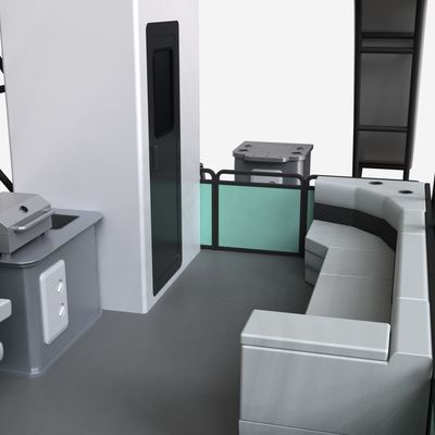 Double Decker Pontoon Boat with 12 Cup Holders, 18-22 People Capacity, and 9.2m Length for Ultimate Water Entertainment