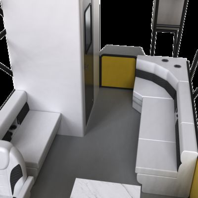 Double Decker Pontoon Boat with Trailer Included, Motor, and Plush Seating for Ultimate Comfort