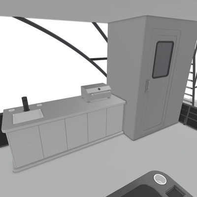 Double Decker Pontoon Boat with 3.0m Width Under-seat Storage and Various Color Options