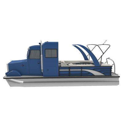 7.9m Leisure Pontoon Boat with 90-150 Hp Engine for 15-18 Passengers Ideal for Lakes and Water Sports