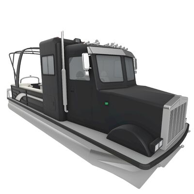 7.9m Pontoon Boat with 90 to 150 HP Engine and 20 to 50 Gallons Fuel Capacity for Lakes and Ponds