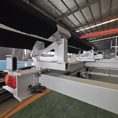 Lightweight Aluminium Boat Trailers with Adjustable Length 4-10 Meters and LED Waterproof Trailer Lights