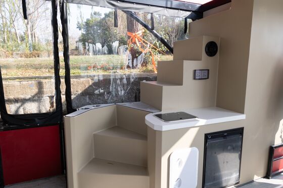 Double Decker Pontoon Boat with Bimini Top Included, 1290 KGS Weight, and Double Layer Design for Enhanced Stability