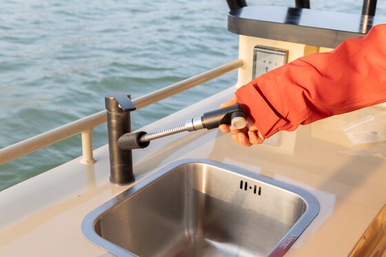 Bimini Top Included Pontoon Party Boat Designed to Enhance Cruising Experience With Spacious Deck and Comfortable Seating