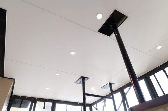 Double Decker Pontoon Boat with Bimini Top Included, 1290 KGS Weight, and Double Layer Design for Enhanced Stability