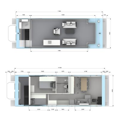Modern Floating Boat Hotel with 20mm Deck Thickness, Eco-friendly Options, and 11.5m Length for Luxury Water Accommodation