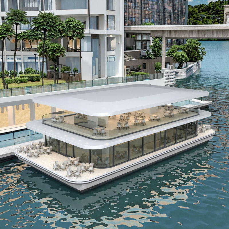 30m Floating Restaurant Boat for 200 People