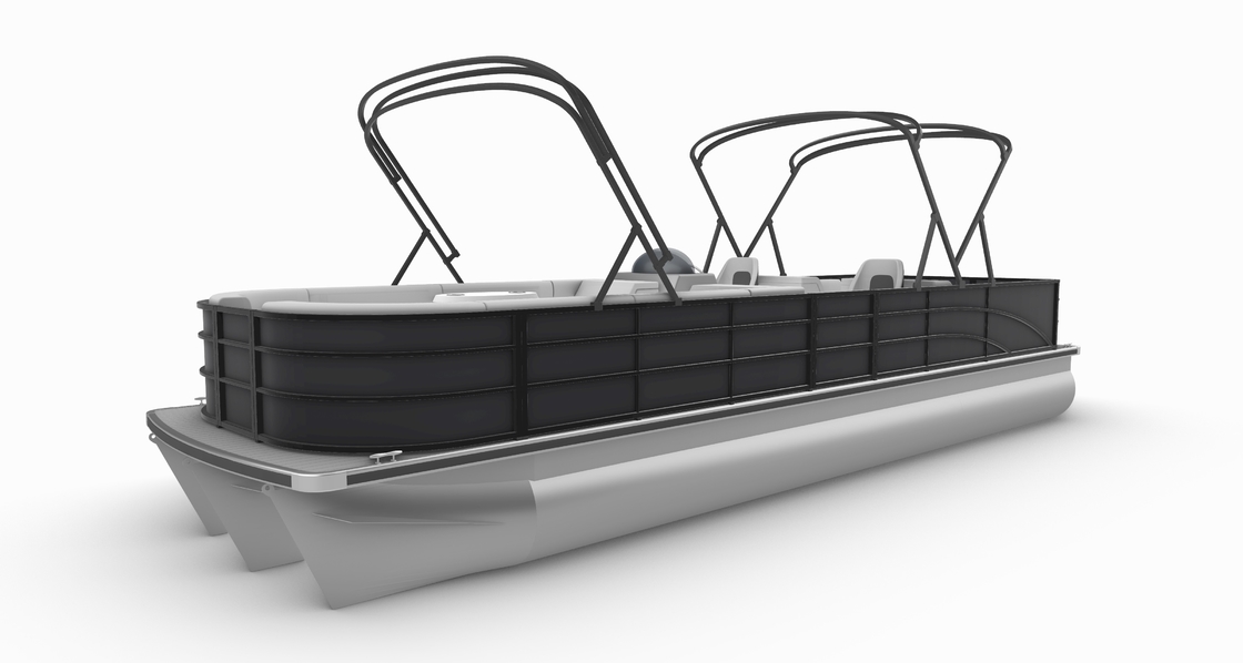 Recreational And Fishing Floating Pontoon Boat 27ft With 2.3m Or 2.6m Width