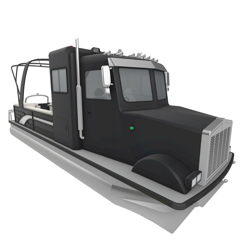 7.9m Pontoon Boat with 90 to 150 HP Engine and 20 to 50 Gallons Fuel Capacity for Lakes and Ponds