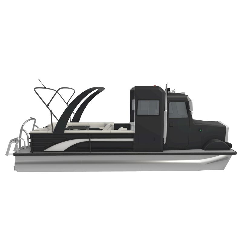 Aluminum Pontoon Boat with 7.9m Size and 6 to 12 People Seating Capacity for Lakes and Rivers