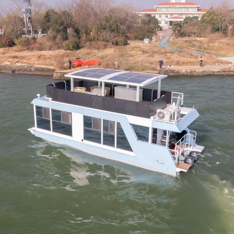 Modern Floating Boat Hotel with 20mm Deck Thickness, Eco-friendly Options, and 11.5m Length for Luxury Water Accommodation