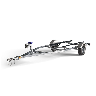 Galvanized Finish Aluminum Pontoon Trailer For Boat Transportation